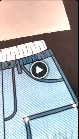 Ruffle & Elastic Waistband Brush Kit (Vol. 1 & 2) – 2-Pack for Realistic Fashion Mockups