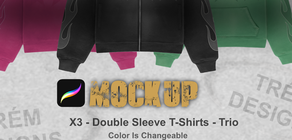 HOODIES MOCKUP TRIO